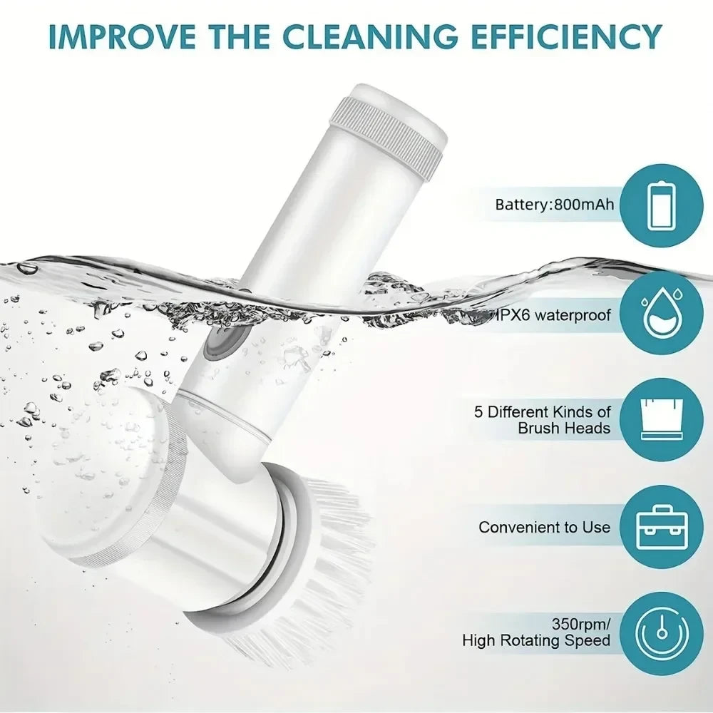 Electric Power Bathroom Scrubber